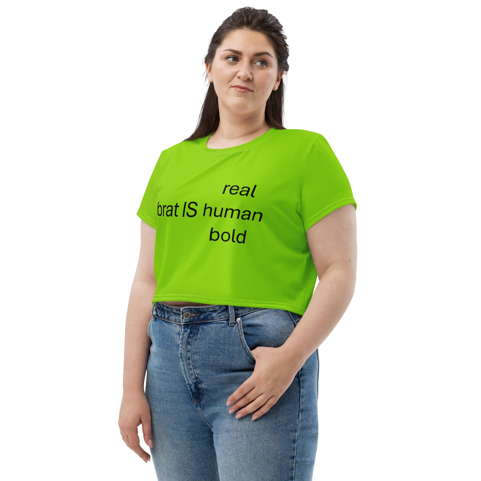 brat-green-crop-top-women-brat-is-real-fitness-top-streetwear-party-top-wickedyo_1 7
